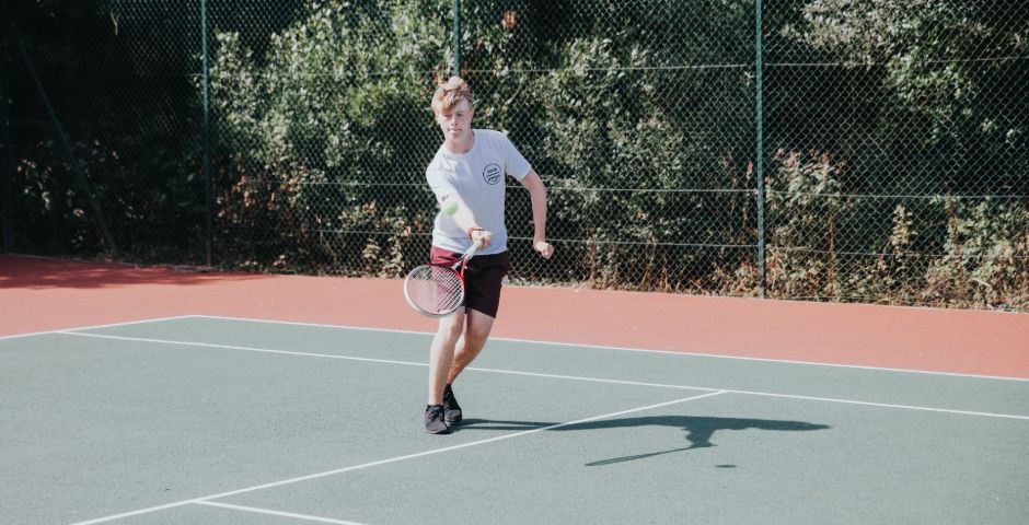 Pick up a racket