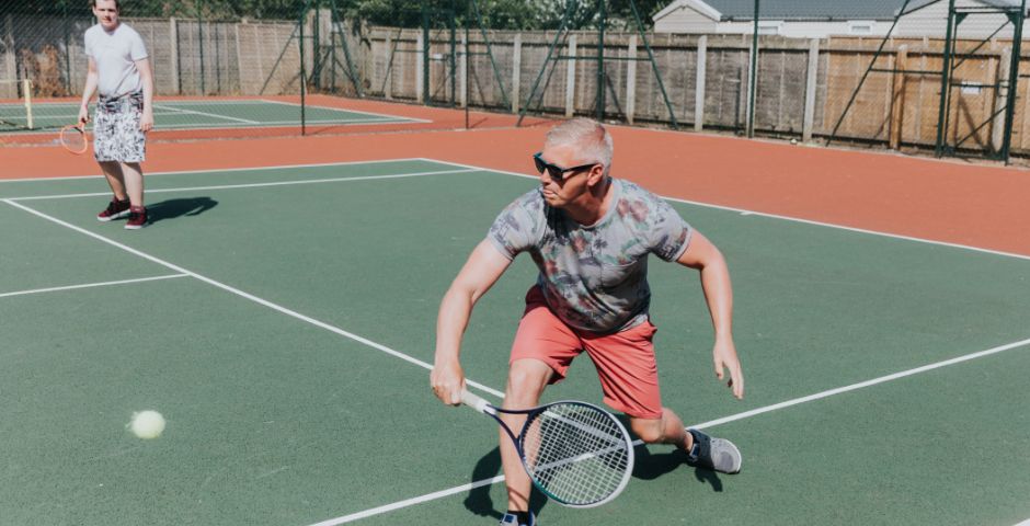 Pick up a racket
